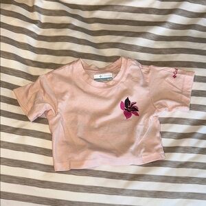Columbia Kids Pink Tee with Floral Accent